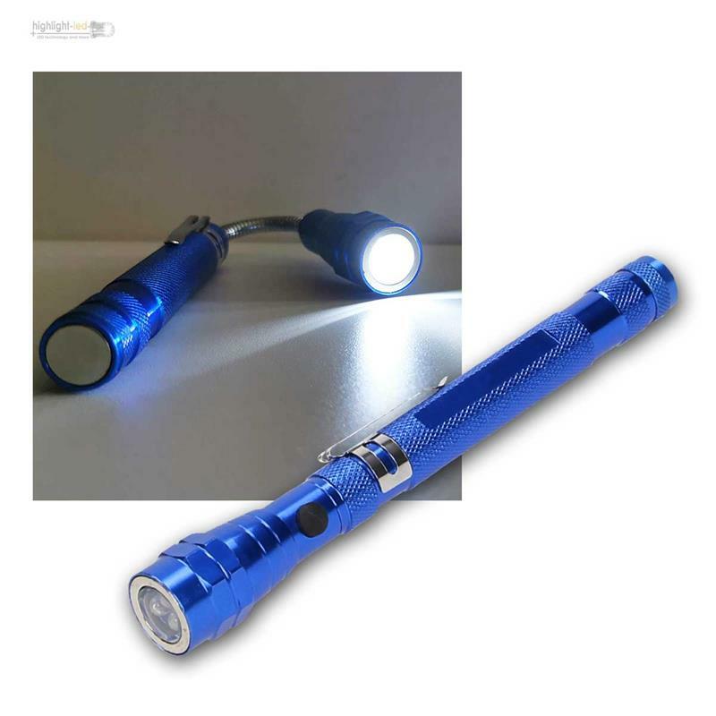 LED Magnetic Flashlight Pickup Tool